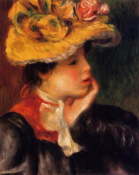 Head of a Young Woman, Yellow Hat